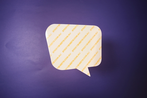 Show details for Speech Bubble 2 Shape